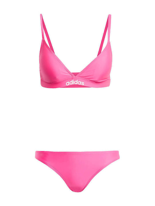 Essentials Bikini-Set Dreieck Rosa