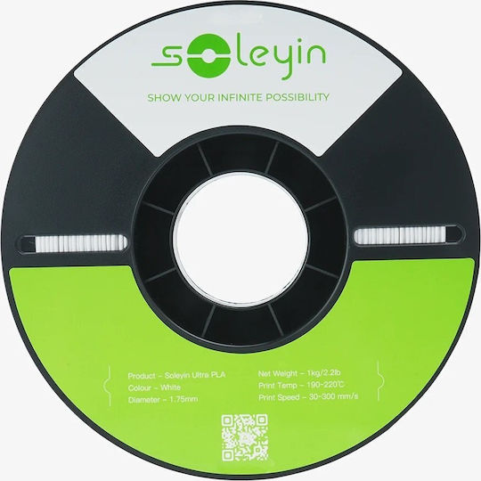 Creality3D Soleyin Ultra PLA 3D Drucker Filament 1.75mm Schwarz 1kg 1 Stück Spule