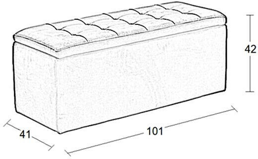 Καρέκλα Τραπεζαρίας Lido 101x41x42εκ.