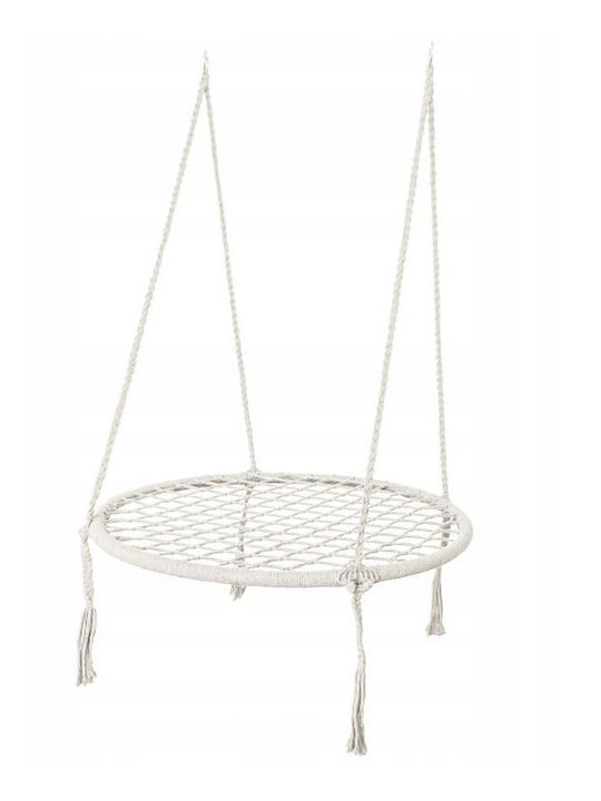 Texty Fabric Swing Gray with 150kg Maximum Weight Capacity L82xW82xH82cm