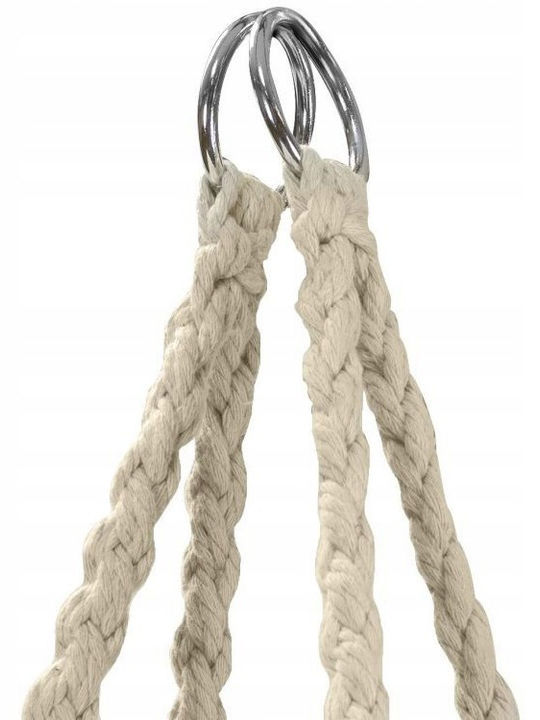 Texty Fabric Swing Gray with 150kg Maximum Weight Capacity L82xW82xH82cm