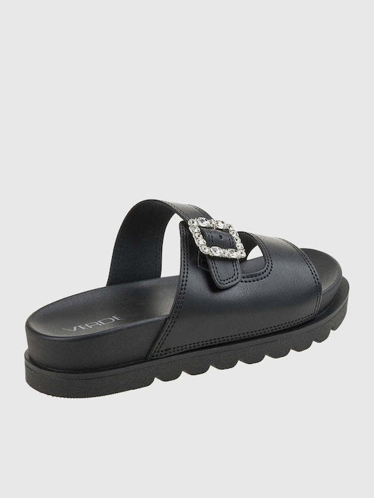 Sandale Casual Damă Flatforme Negre
