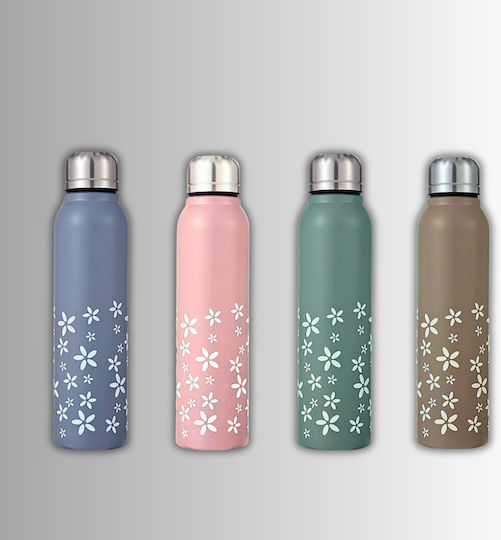 Uncle George Μπουκάλι Θερμός Ανοξείδωτο BPA Free 500ml Μπεζ