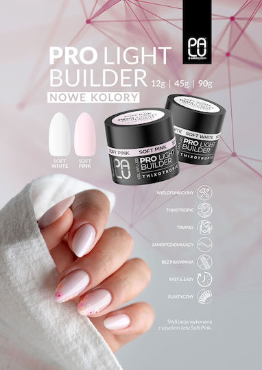 Palu Constructor Gel Gel pentru Unghii Roz 12gr