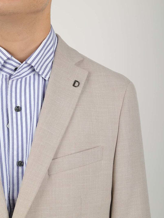 Men's Suit Jacket Beige