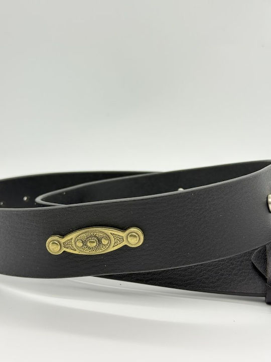 Leder Damen Gürtel Schwarz