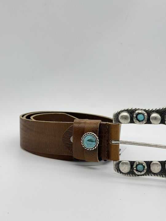 Leder Damen Gürtel Braun