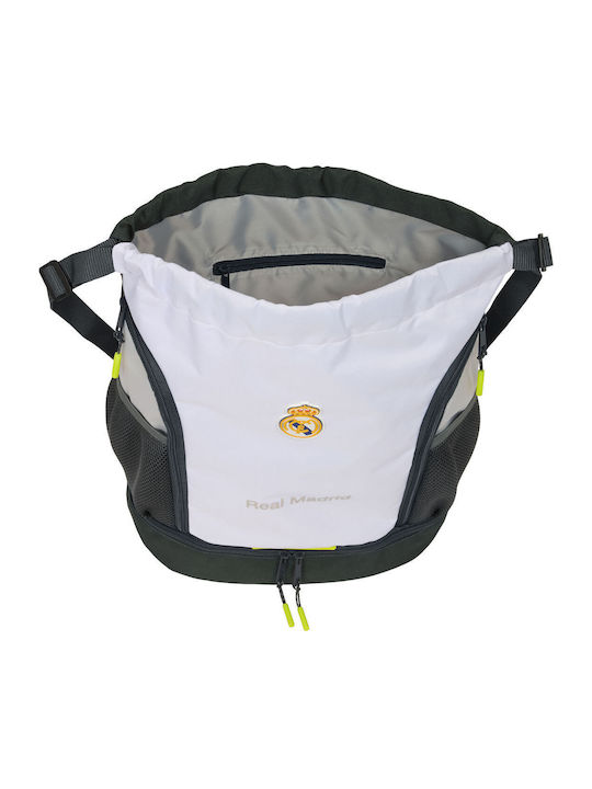 Real Madrid Bag Backpack White 21.9Liters Real Madrid Bag Backpack White 21.9Liters