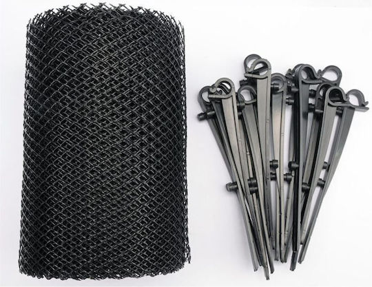 Gutter Protection Mesh Vorel 69851 Width 18cm Length 6m 15 Clips