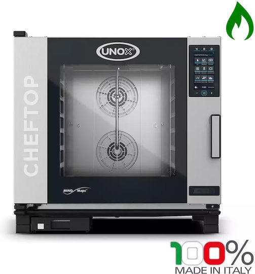Unox ChefTop XEVC Φούρνος Υγραερίου με Ατμό 25kW 0621-GPRM
