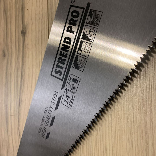 Professional Saw Wooden Handle Strend Pro Hsx-12 500 Mm