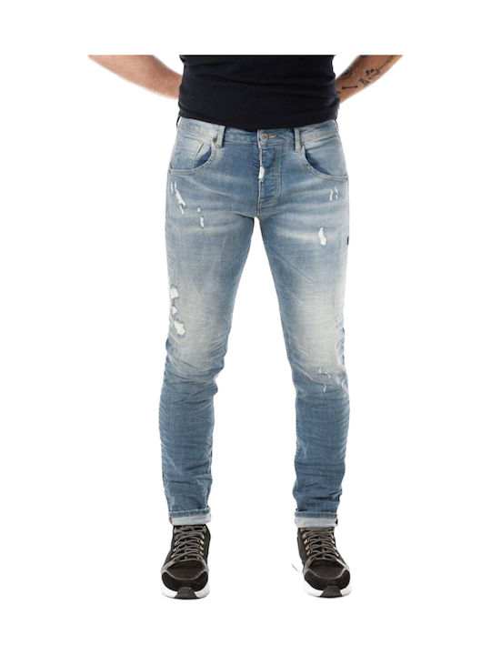Men's Jeans Pants with Slim Fit Blue
