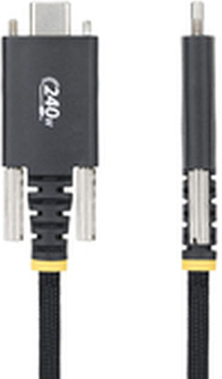 StarTech Regular USB to Type-C Cable 5A Μαύρο 2m S77213976