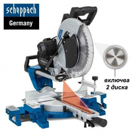 Scheppach Фалцоприяно Електрически 2000W Двуфункционален Диаметър 305mm