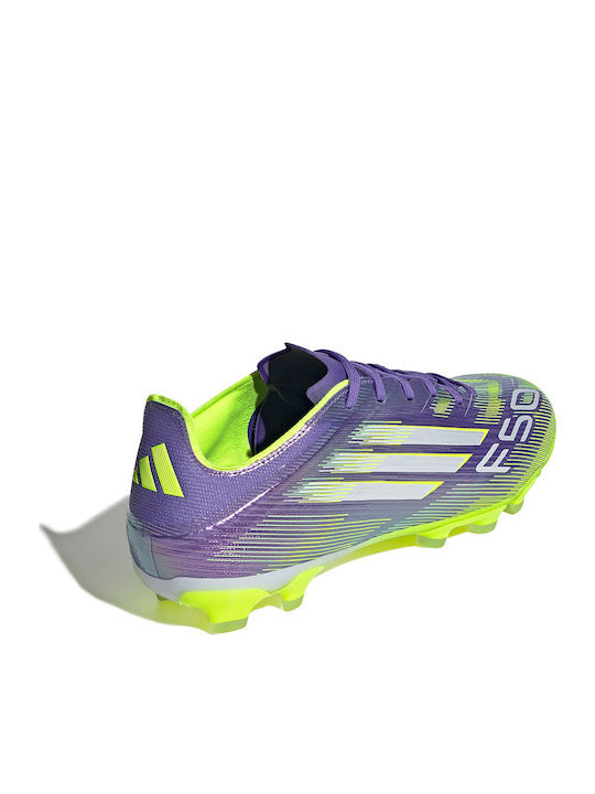 adidas F50 PRO Футболни Обувки с Бутони Лилав