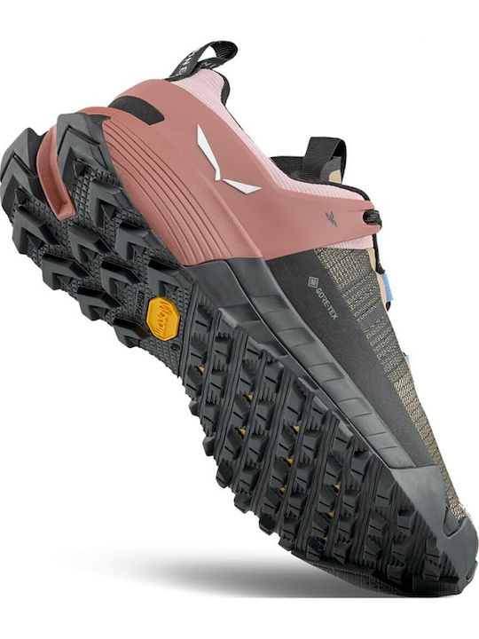 Salewa Wildfire Women's Waterproof Hiking Shoes with Gore-Tex Membrane Red