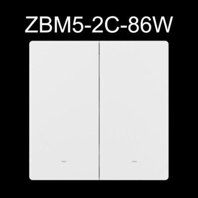 Sonoff Zbm52c86w Wall Switch Wi-Fi Double with White Frame