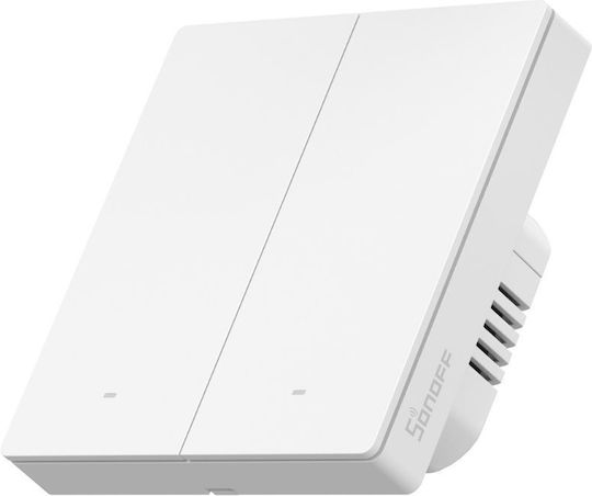 Sonoff Zbm52c86w Wall Switch Wi-Fi Double with White Frame
