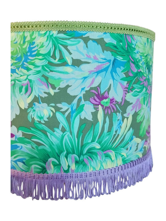 Φωτιστικό Οροφής Kaffe Fasset Green&purple Dalia Διαστάσεις 35*20 Ε27