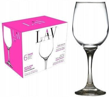 Gurallar Set Gläser für Weißwein aus Glas Mit Stiel 480ml 6Stück