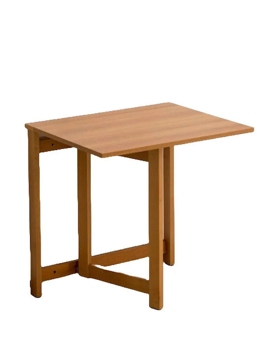 Tisch Küche Klappbar Holz Cherry Wood 79x64x78cm
