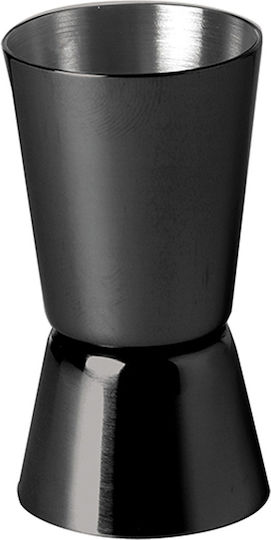 Διπλή Μεζούρα Ποτών με Χωρητικότητα 25/35ml Black 8711369596630