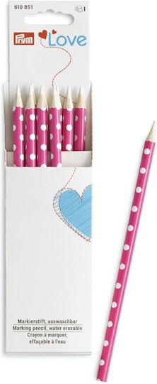 Prym Love 610851 Pink Tailoring Pencil Washable White Marking