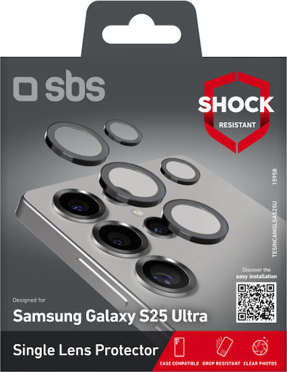 SBS Camera Protection Tempered Glass for the Samsung S25 Ultra