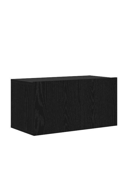 Wohnzimmer TV-Einheit Black Oak L60xB30xH30cm