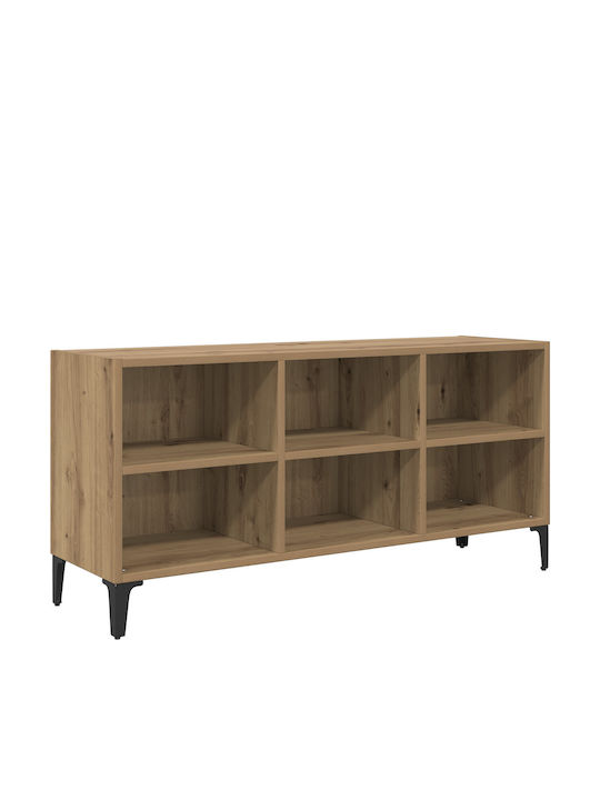 Living Room TV Unit Brown Wood L69.5xW30xH50cm