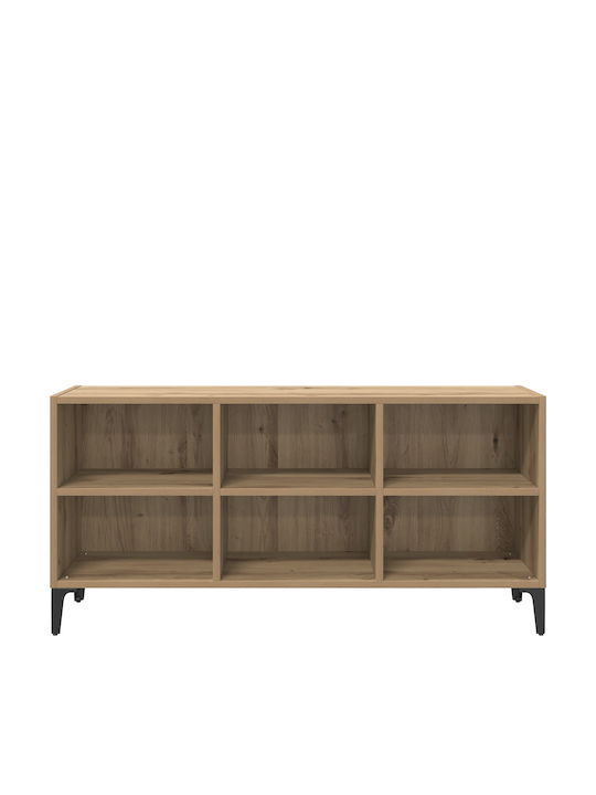 Living Room TV Unit Brown Wood L69.5xW30xH50cm