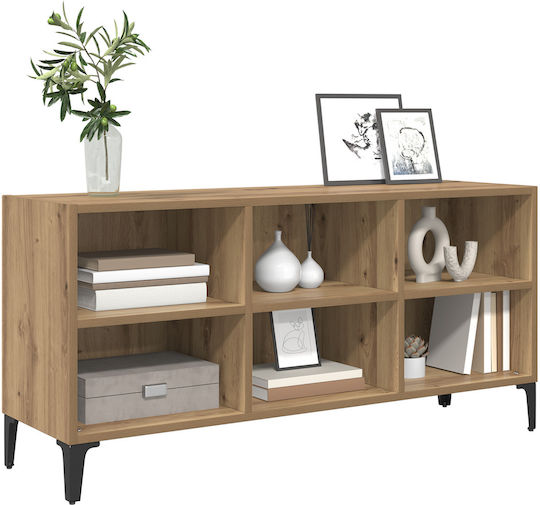 Living Room TV Unit Brown Wood L69.5xW30xH50cm