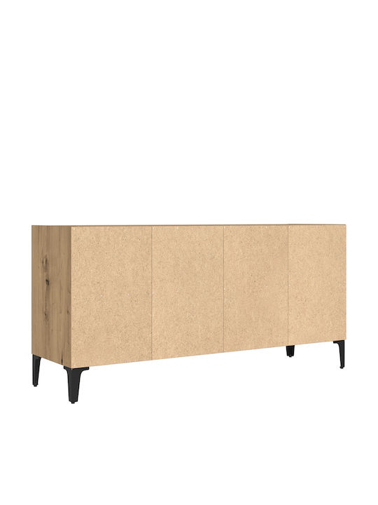 Living Room TV Unit Brown Wood L69.5xW30xH50cm
