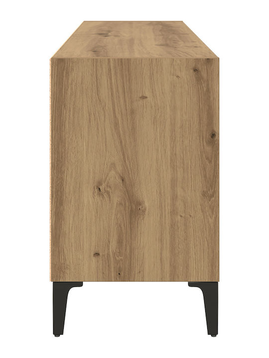 Living Room TV Unit Brown Wood L69.5xW30xH50cm