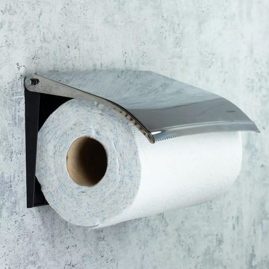Klausberg Metallic Paper Towel Holder Silver 25x13.5cm KB-7088