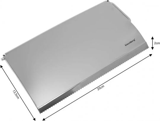 Klausberg Suport pentru prosoape de hârtie Metalică Argintiu 25x13.5cm KB-7088