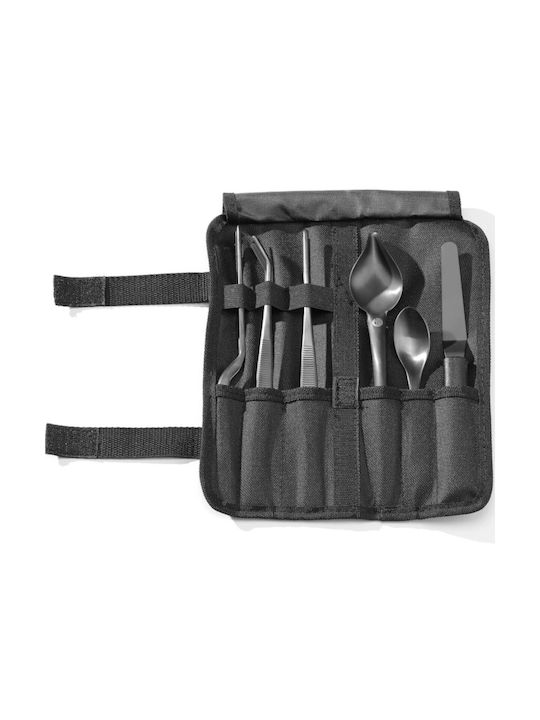 6-piece Black Chef's Tool Set Decorating Dishes Sushi Cakes 6-piece Black Chef's Tool Set Decorating Dishes Sushi Cakes