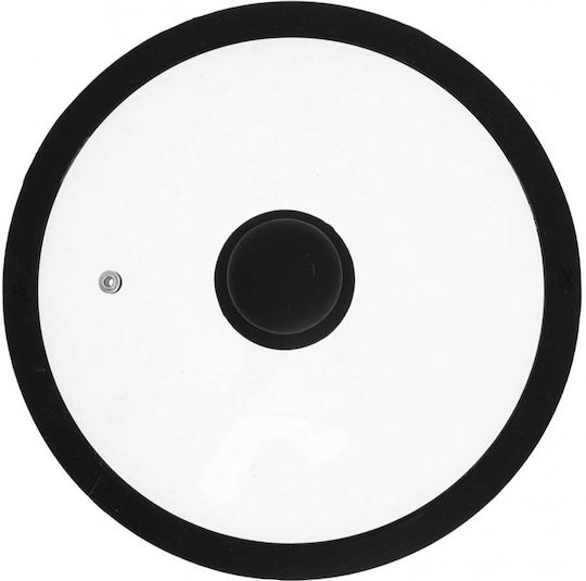KING Hoff Καπάκι για Τηγάνι και Κατσαρόλα Γυάλινο 24cm KH-1276