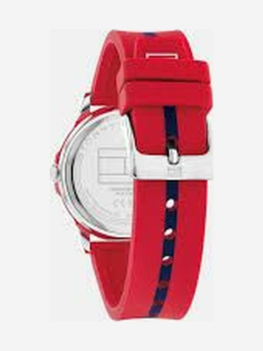 Tommy Hilfiger Παιδικό Ρολόι 34mm Κόκκινο