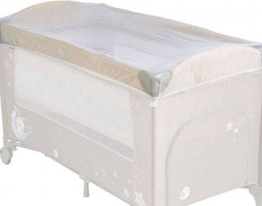 Cangaroo Plasă de țânțari Pentru Patut Din tul 110810 Albă 120x60cm