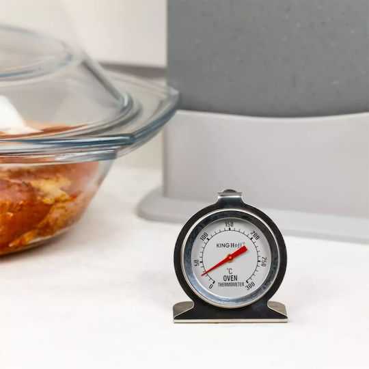 KING Hoff Analog Thermometer Backofen mit Nadel 0°C / +300°C