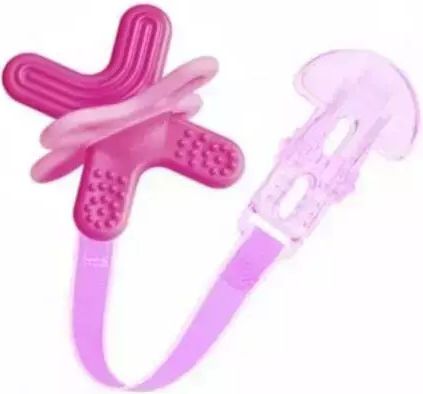 Mam Bite & Relax Teething Ring Made of Silicone for 4 m+ 2 Pieces