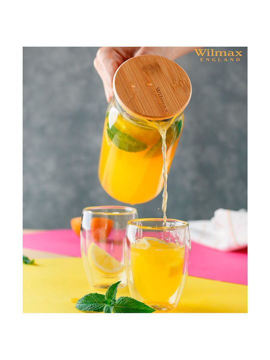 Wilmax Cană de Servire Sticlă 1000ml 1buc