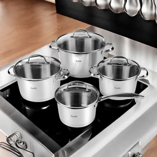 Husla Altom Edelstahl Töpfe Set 4-teilig