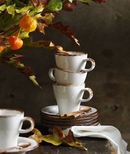 Ιωνία Euphoria Φλιτζάνι Espresso από Πορσελάνη Μπεζ 70ml