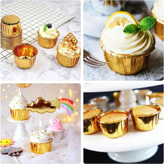 Cake Land Karamellpapiere für Cupcakes Papier 5x4cm 50pcs