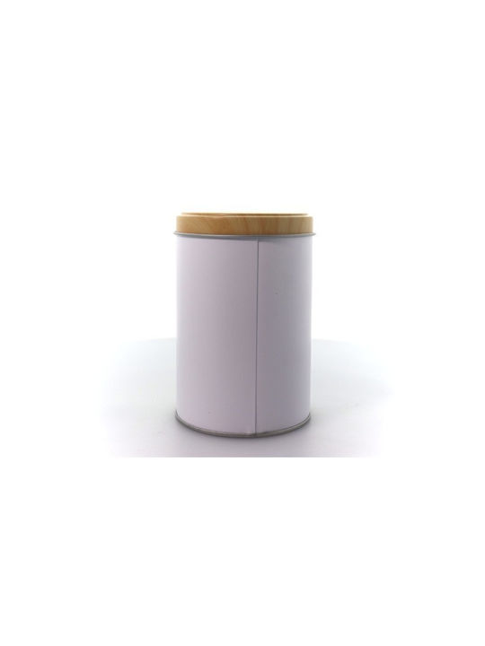 TnS General Use Vase with Lid Metallic Black 9x9x9cm