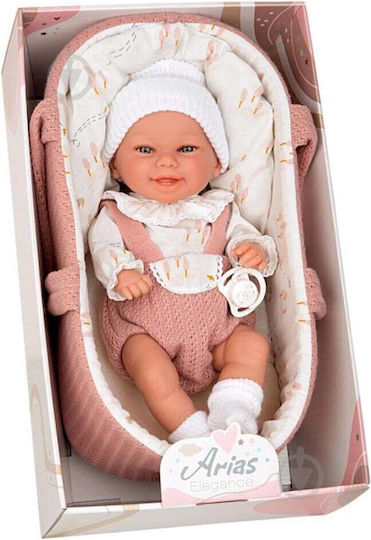 Munecas Arias Păpușă Bebe Elegance Pentru 3+ Ani 33 Cm