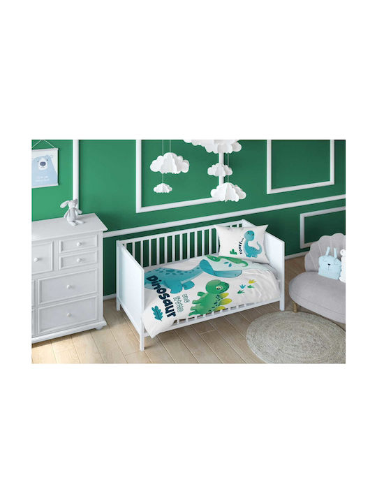 Detexpol Baby Duvet Cover Set With Pillowcase Light Blue 90x120cm