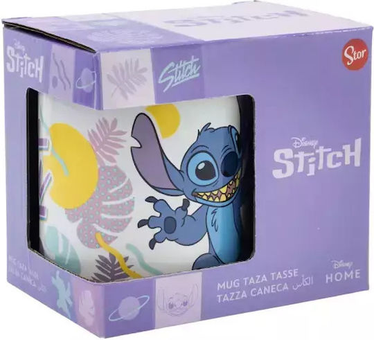 Disney Lilo & Stitch Hawaian Flower Mug Ceramic 325ml